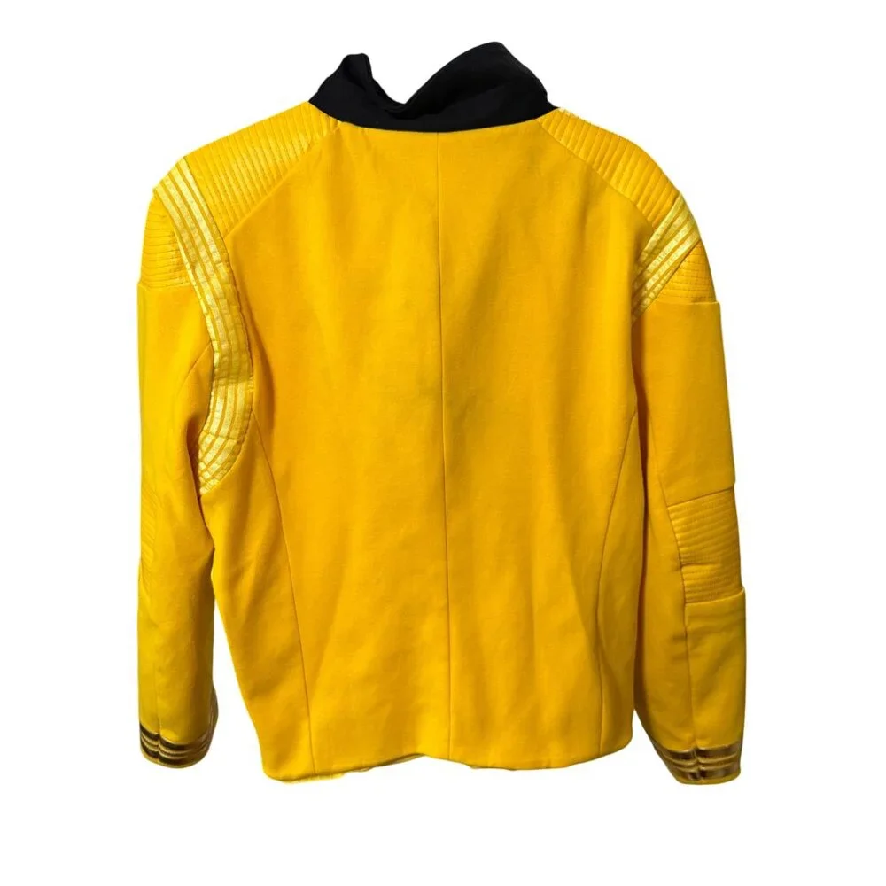 Captain Christopher Pike Yellow & Black Full-Zip Jacket XL - Picture 3 of 5